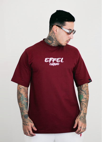 Camiseta Oversized Marsala