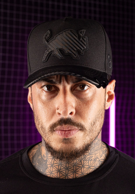 Boné Effel Snapback Preto