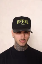 Boné Effel Snapback Preto