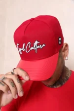 Boné Effel Snapback Vermelho - Imagem 3