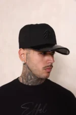 Boné Effel Snapback Preto - Imagem 2