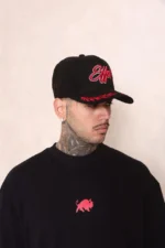 Boné Effel Snapback Preto - Imagem 2