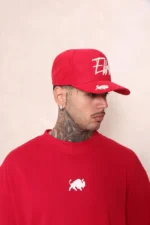 Boné Effel Snapback Vermelho - Imagem 2