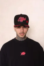 Boné Effel Snapback Preto