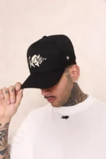 Boné Effel Snapback Preto - Imagem 4