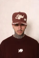 Boné Effel Snapback Marrom
