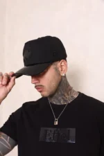 Boné Effel Snapback Preto - Imagem 4